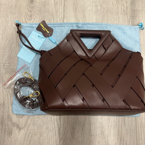 TIFFANY & FRED Smooth & Perforated Leather Bag - Picture 3 of 6